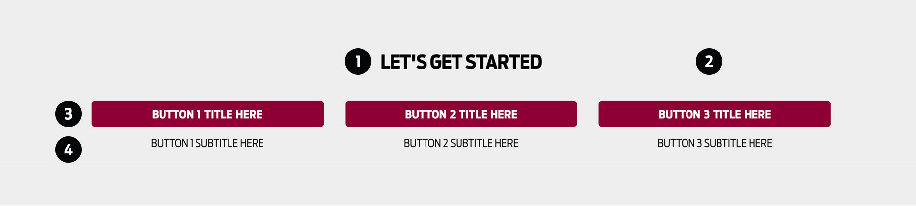 Terminal Four LGS Buttons User Interface